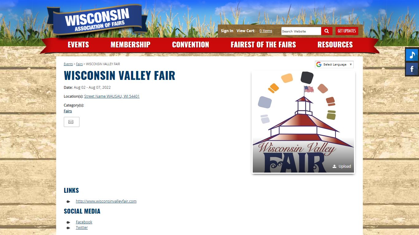 WISCONSIN VALLEY FAIR